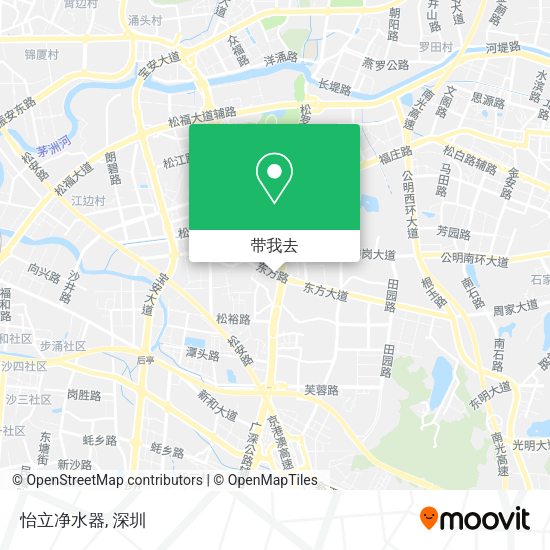 怡立净水器地图
