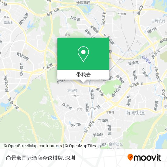 尚景豪国际酒店会议棋牌地图