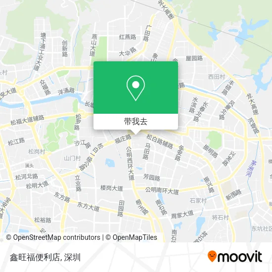 鑫旺福便利店地图