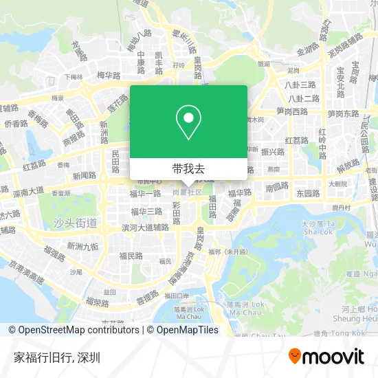 家福行旧行地图