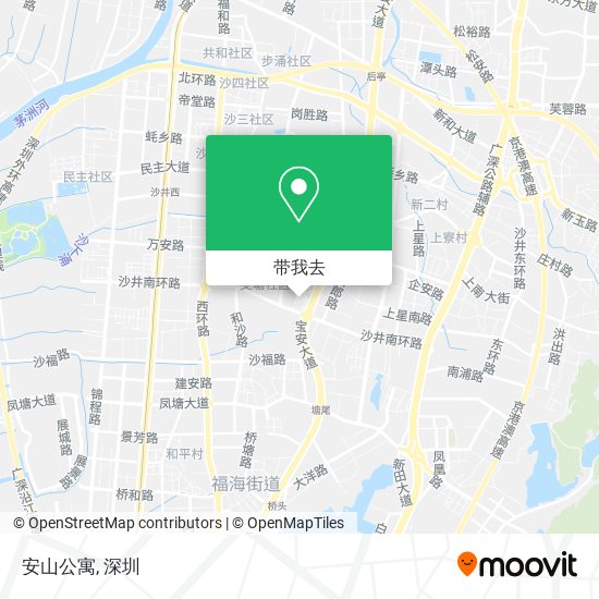 安山公寓地图