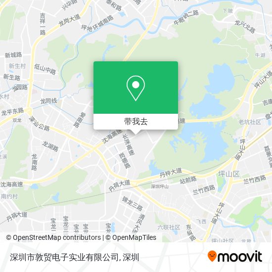 深圳市敦贸电子实业有限公司地图