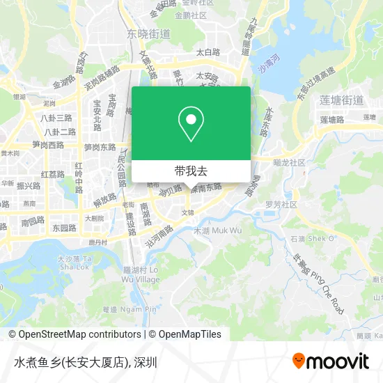水煮鱼乡(长安大厦店)地图