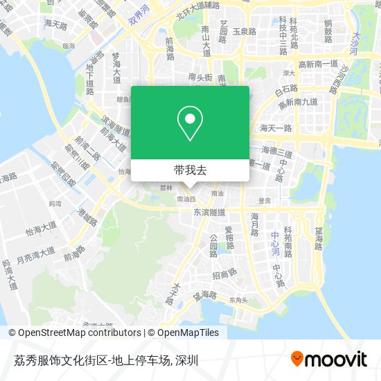 荔秀服饰文化街区-地上停车场地图