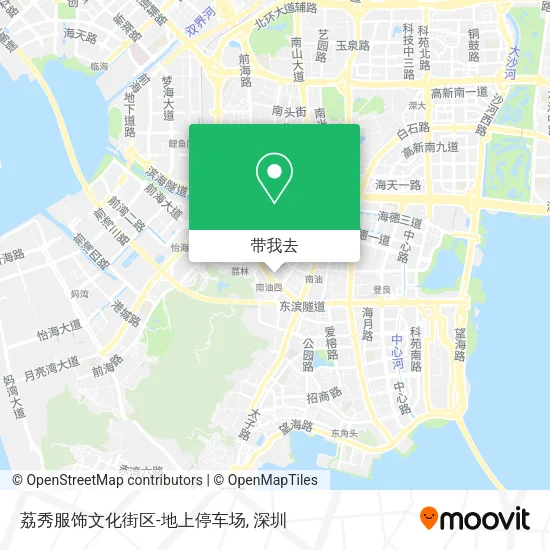 荔秀服饰文化街区-地上停车场地图