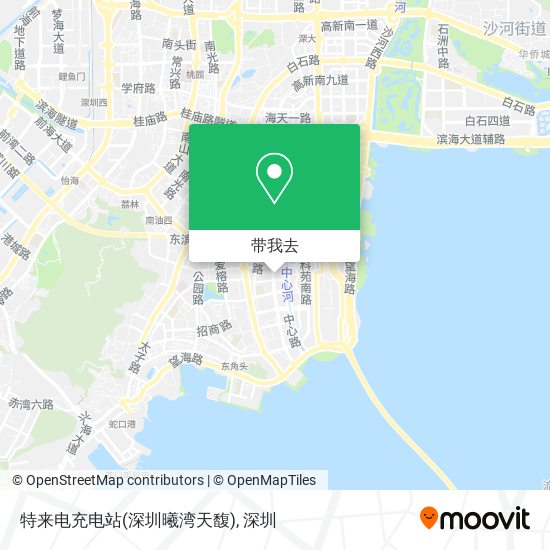 特来电充电站(深圳曦湾天馥)地图