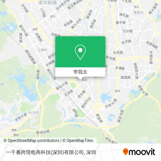 一千番跨境电商科技(深圳)有限公司地图