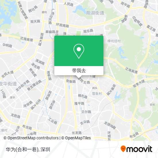 华为(合和一巷)地图