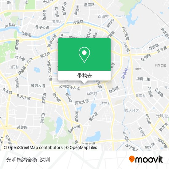 光明锦鸿金街地图