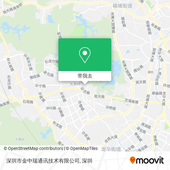 深圳市金中瑞通讯技术有限公司地图