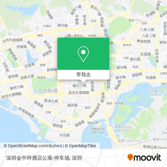 深圳金中环酒店公寓-停车场地图