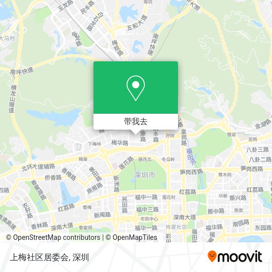 上梅社区居委会地图
