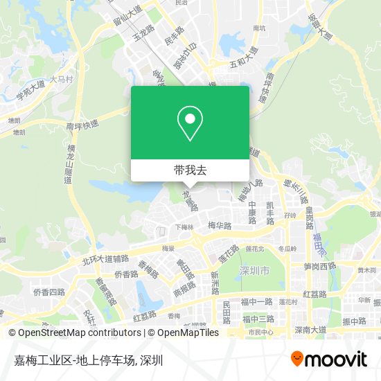 嘉梅工业区-地上停车场地图
