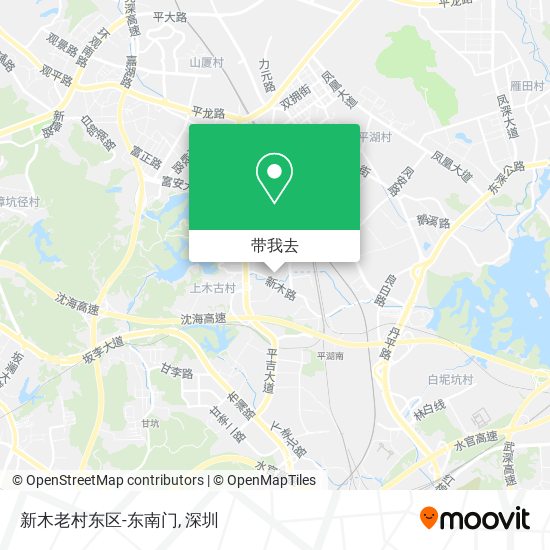 新木老村东区-东南门地图
