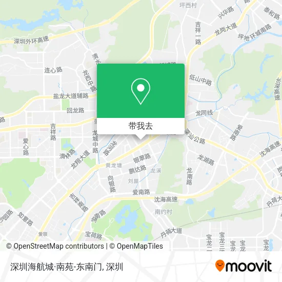 深圳海航城·南苑-东南门地图