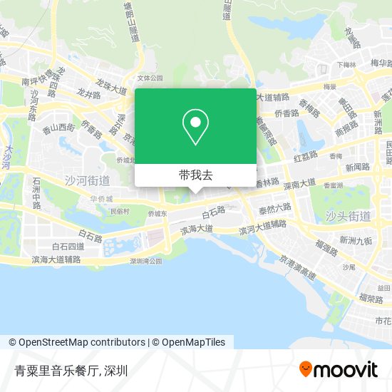青粟里音乐餐厅地图