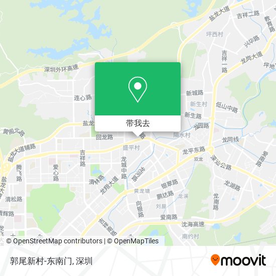 郭尾新村-东南门地图