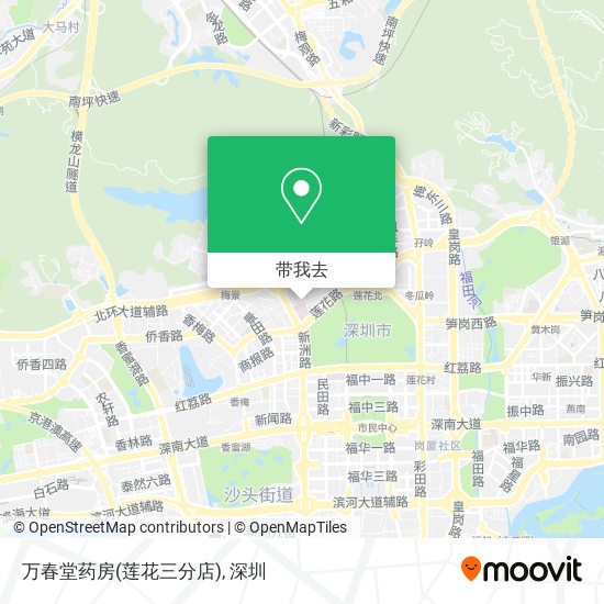 万春堂药房(莲花三分店)地图