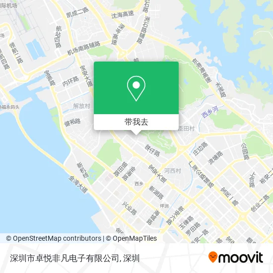 深圳市卓悦非凡电子有限公司地图