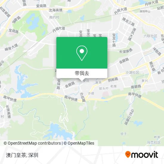 澳门皇茶地图