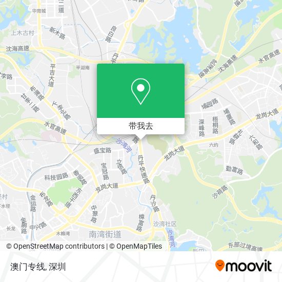 澳门专线地图