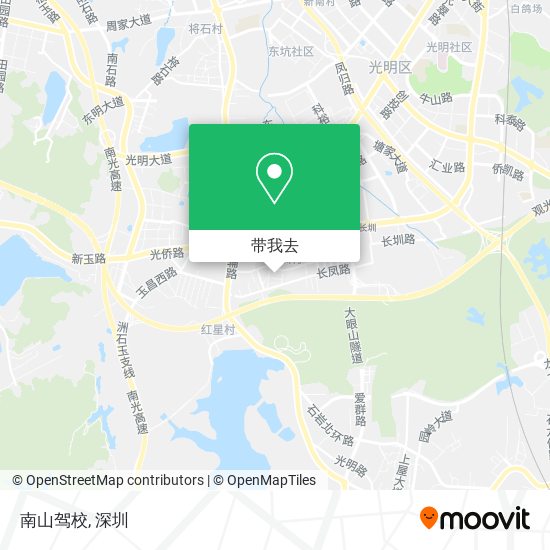 南山驾校地图