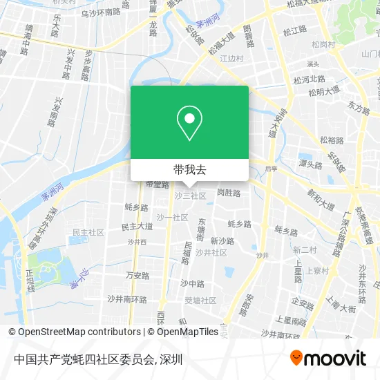 中国共产党蚝四社区委员会地图