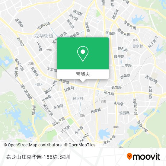 嘉龙山庄嘉华园-156栋地图