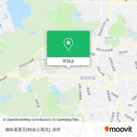 湘味蒸菜王(铂金公寓北)地图