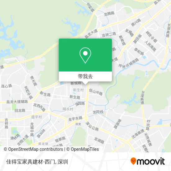 佳得宝家具建材-西门地图