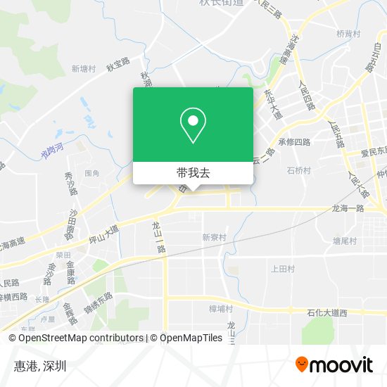 惠港地图