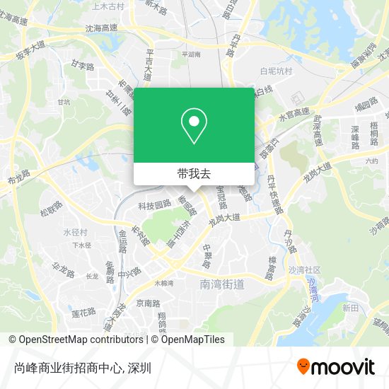 尚峰商业街招商中心地图