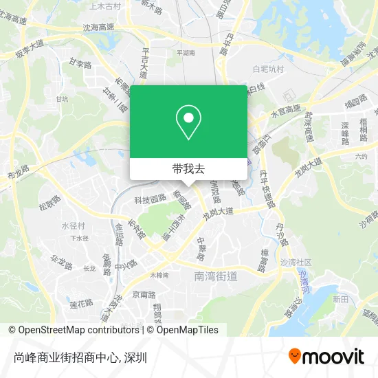 尚峰商业街招商中心地图