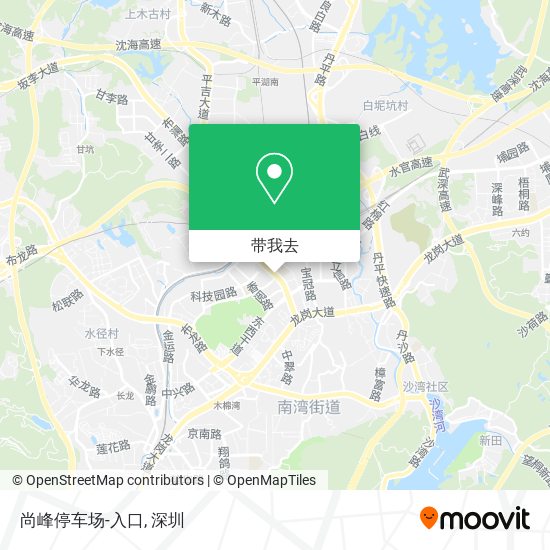 尚峰停车场-入口地图