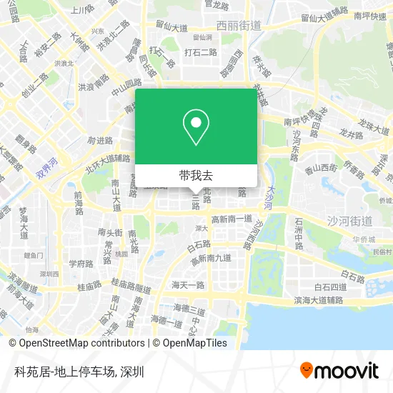 科苑居-地上停车场地图