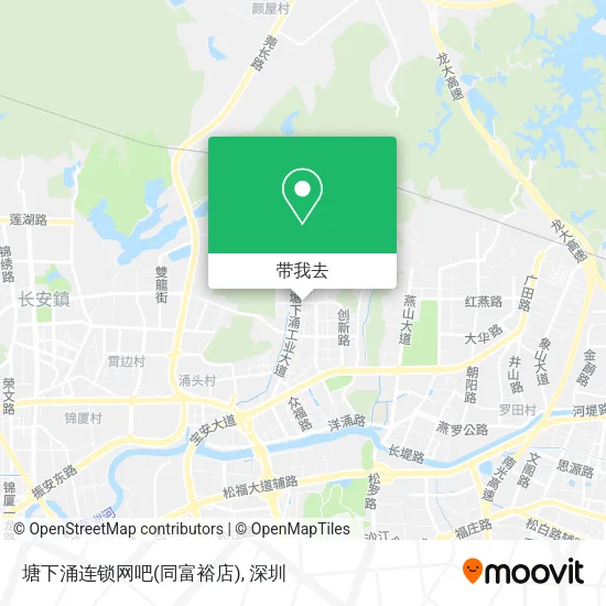 塘下涌连锁网吧(同富裕店)地图
