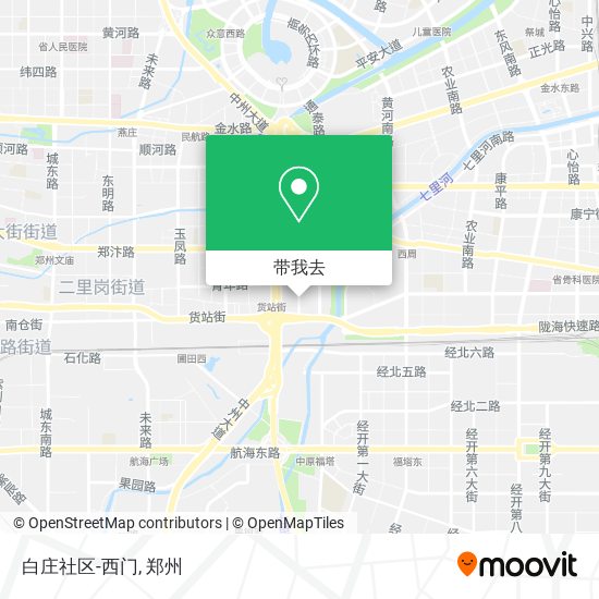 白庄社区-西门地图