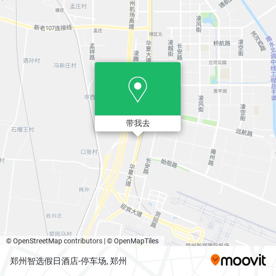 郑州智选假日酒店-停车场地图