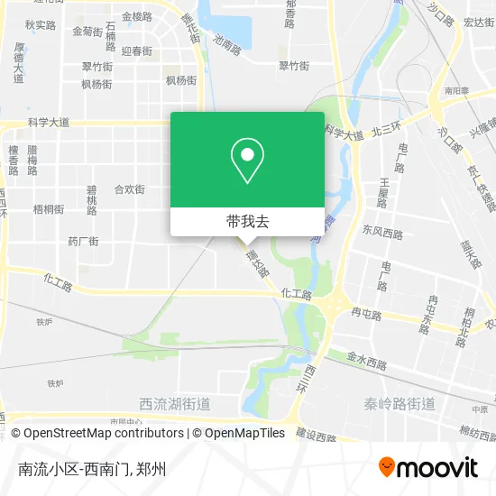 南流小区-西南门地图