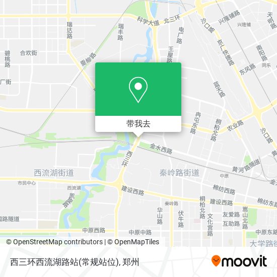 西三环西流湖路站(常规站位)地图
