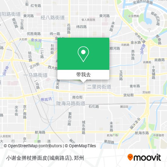 小谢金擀杖擀面皮(城南路店)地图