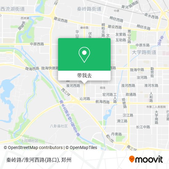 秦岭路/淮河西路(路口)地图