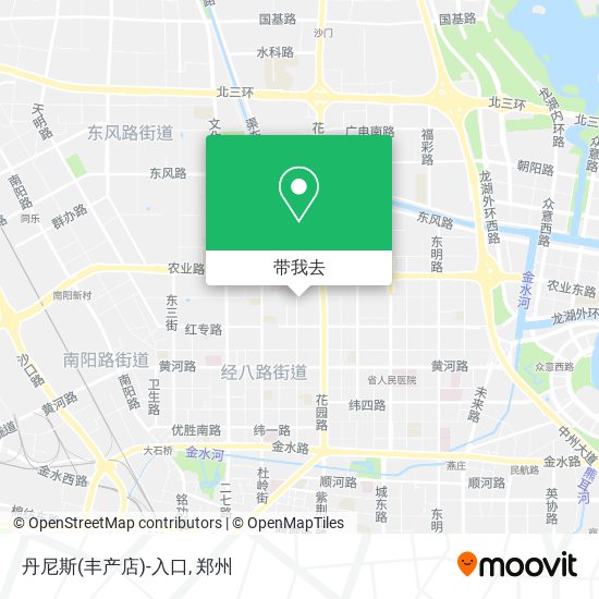 丹尼斯(丰产店)-入口地图