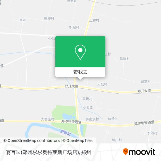 赛百味(郑州杉杉奥特莱斯广场店)地图