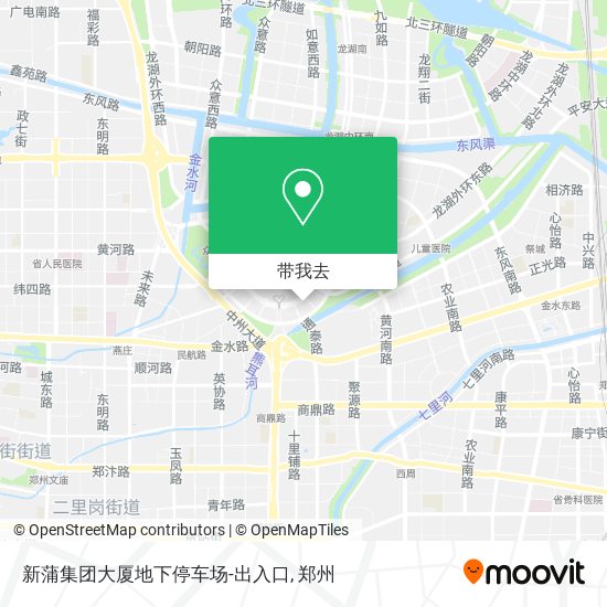 新蒲集团大厦地下停车场-出入口地图