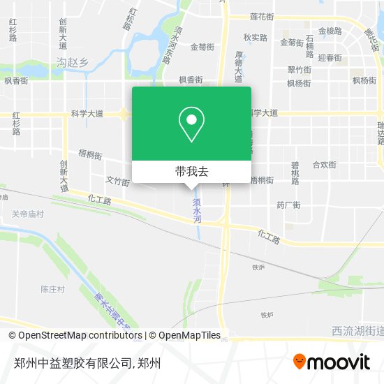 郑州中益塑胶有限公司地图