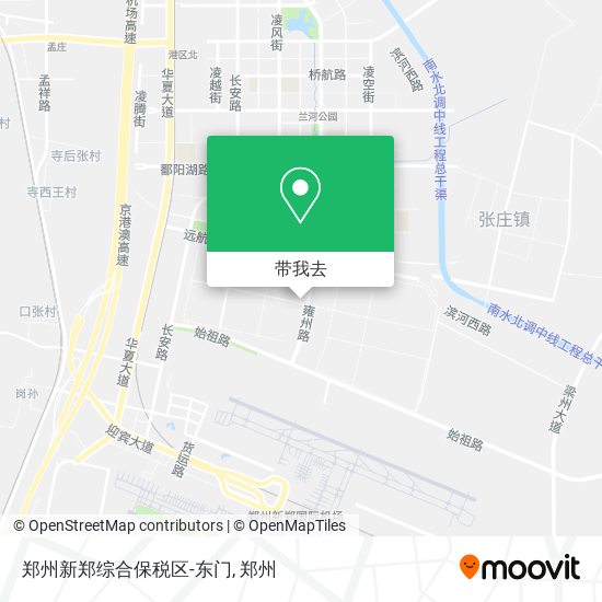 郑州新郑综合保税区-东门地图