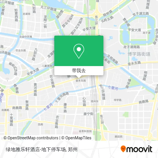 绿地雅乐轩酒店-地下停车场地图