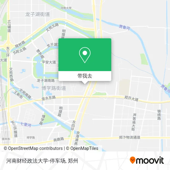 河南财经政法大学-停车场地图