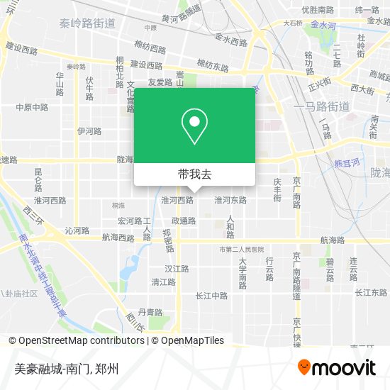 美豪融城-南门地图